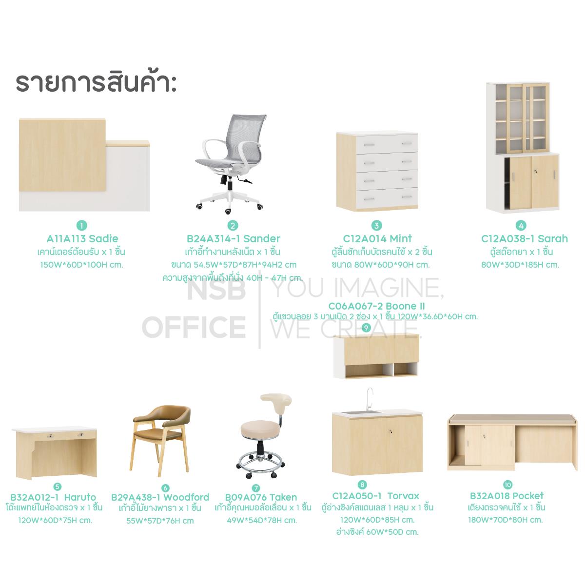 เซ็ตเปิดคลินิก รุ่น Med Lite (เมดไลท์)  (สินค้า 11 ชิ้น) *พรีออเดอร์*