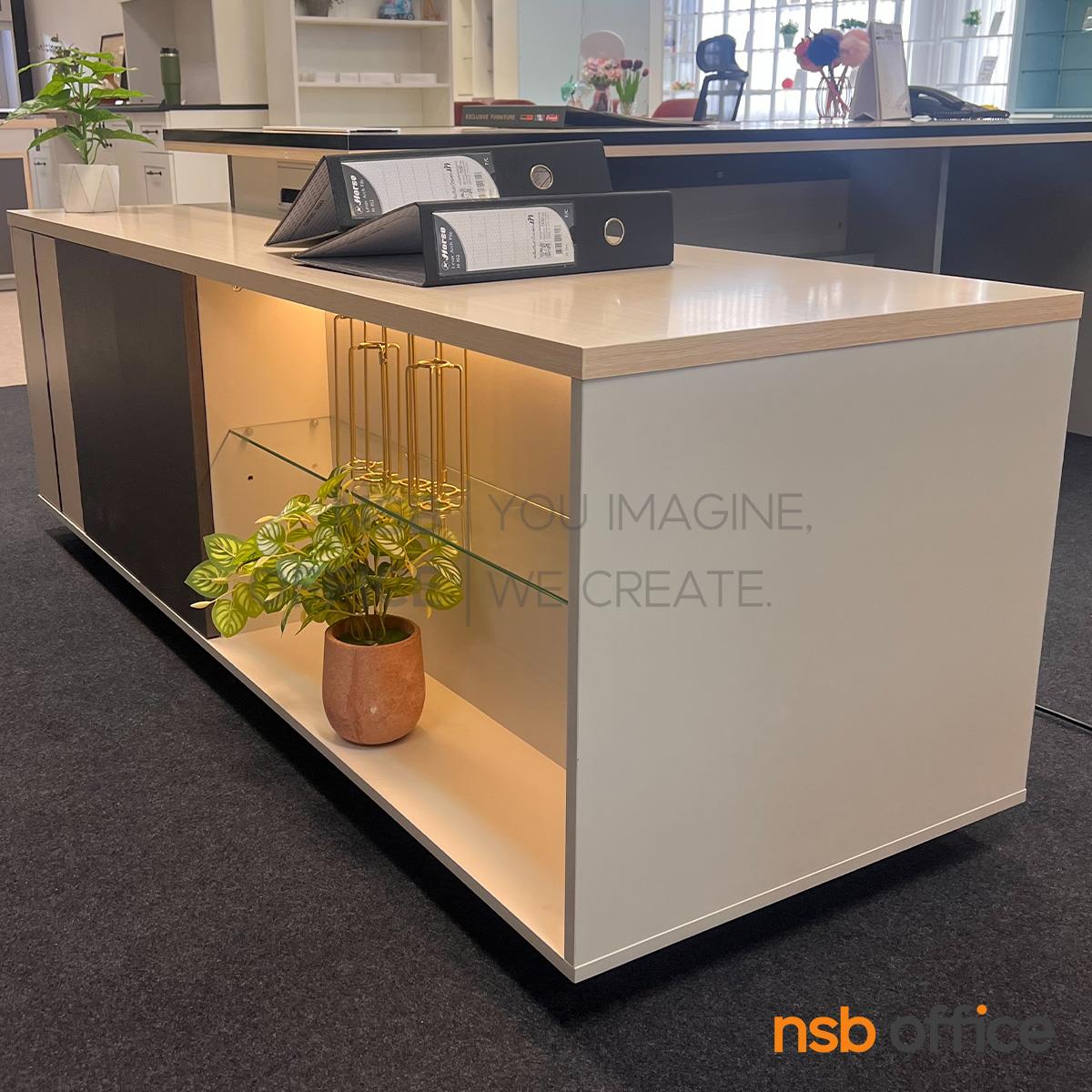 โต๊ะผู้บริหาร รุ่น Jona (โจนา) ขนาด 240W cm. พร้อมตู้ข้าง 