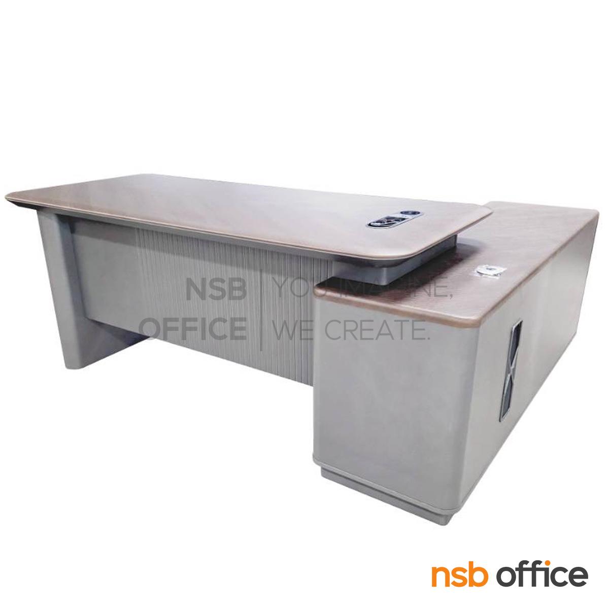 โต๊ะผู้บริหารตัวแอล รุ่น Kernion (เคอร์เนียน) ขนาด 200W cm.  