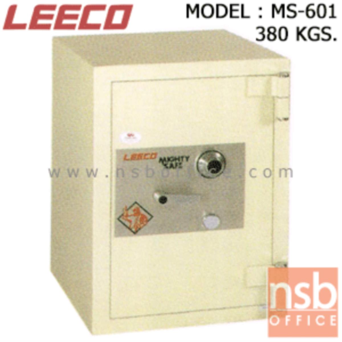 F02A018:ตู้เซฟนิรภัย 380 กก. ลีโก้ รุ่น LEECO-MS-601 มี 1 กุญแจ 1 รหัส (เปลี่ยนรหัสไม่ได้)   