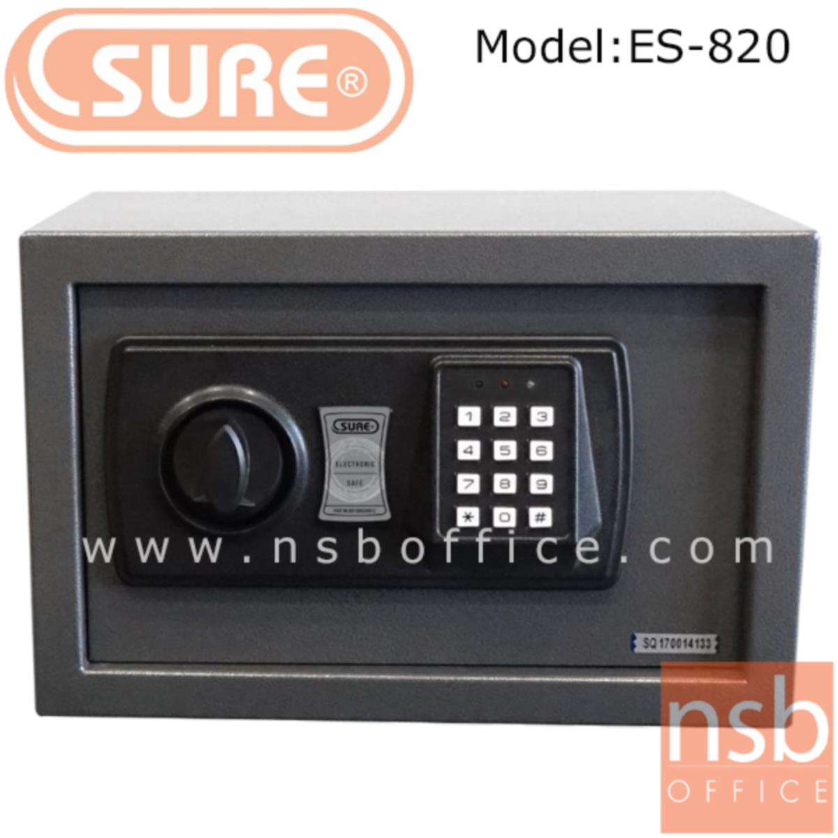 F03A019:ตู้เซฟดิจตอล SR-ES820 น้ำหนัก 4 กก. (1 รหัสกด / ปุ่มหมุนบิด)   