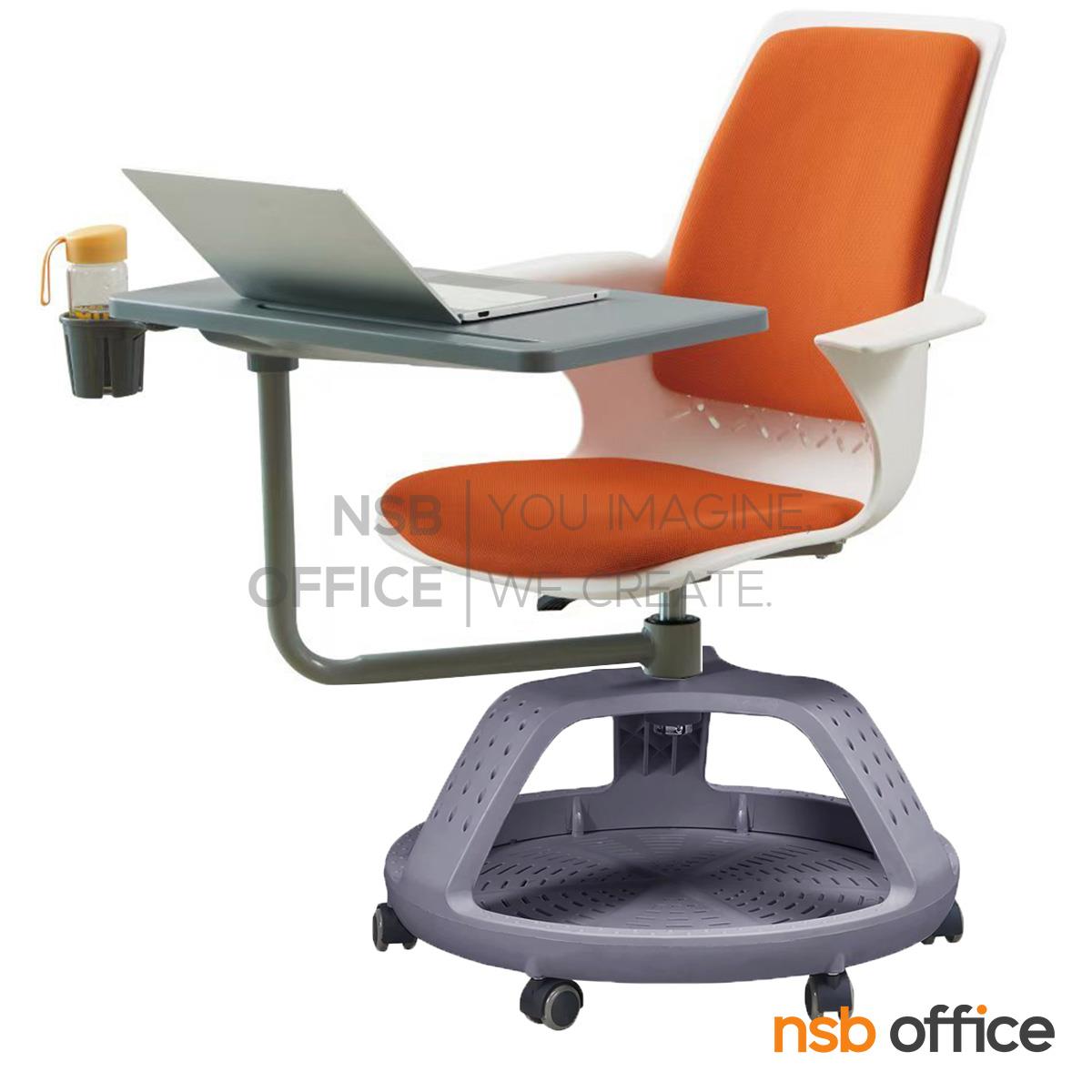 เก้าอี้เลคเชอร์เฟรมโพลี่ล้อเลื่อน รุ่น Thumbelina (ทัมเบลิน่า)  ฐานวางกระเป๋าได้ ล้อเลื่อน