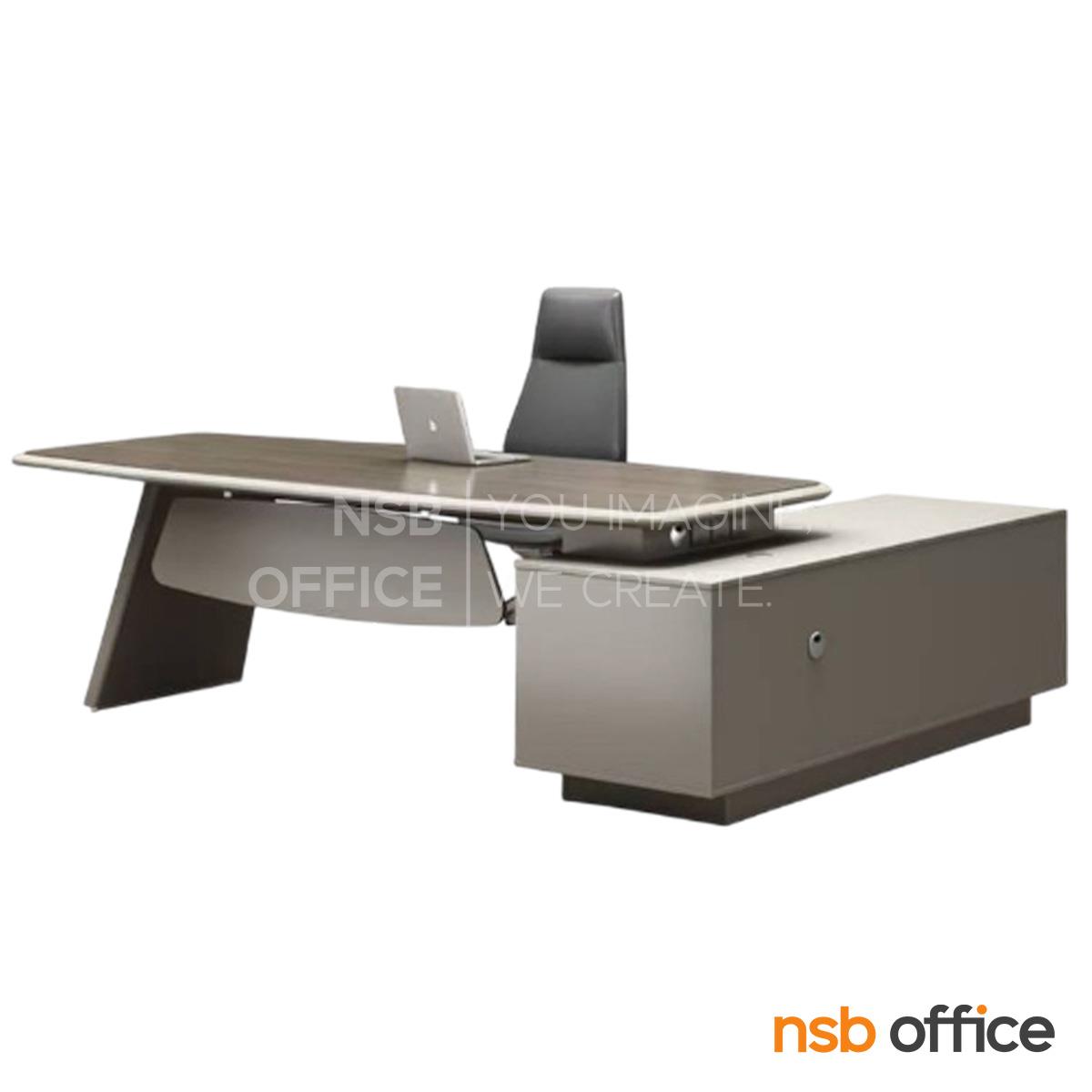 โต๊ะผู้บริหารตัวแอล รุ่น Velanise (เวลานีซ) ขนาด 180W, 200W cm. 