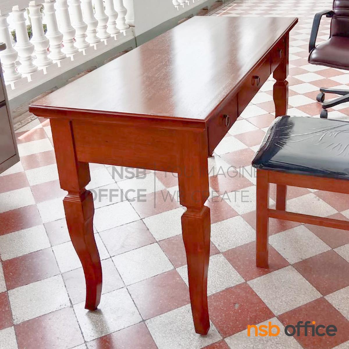 โต๊ะทำงานไม้ยางพารา  รุ่น Attay (แอสเทรย์)  