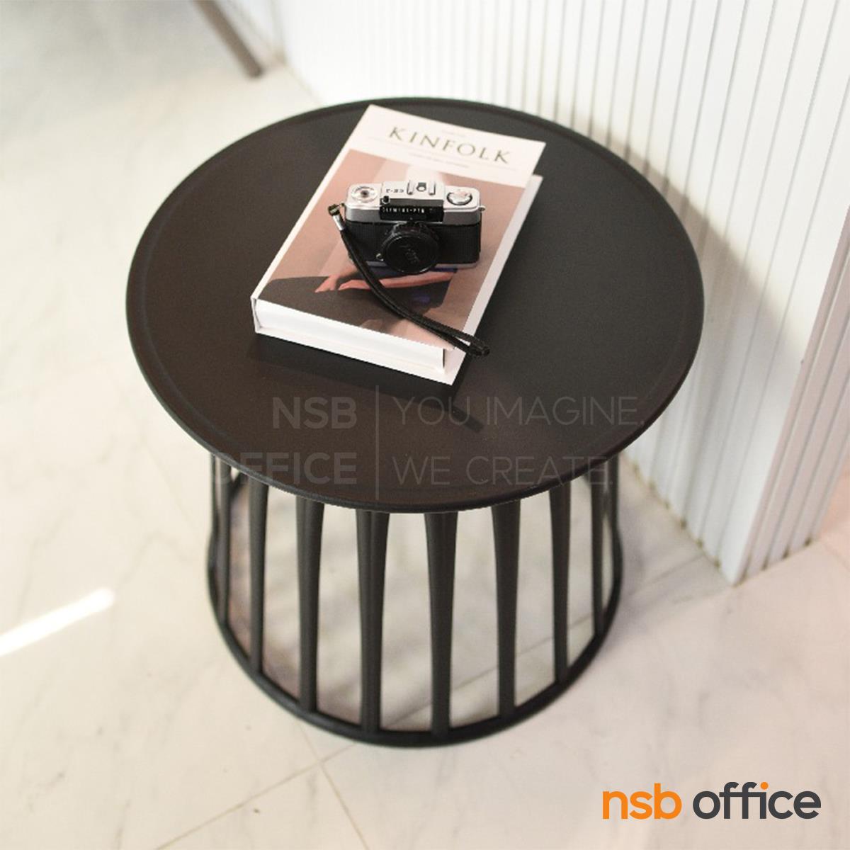 โต๊ะกลางรับแขกหน้าพลาสติก รุ่น รุ่น Arelle (อาเรล)  สีดำ, สีครีม