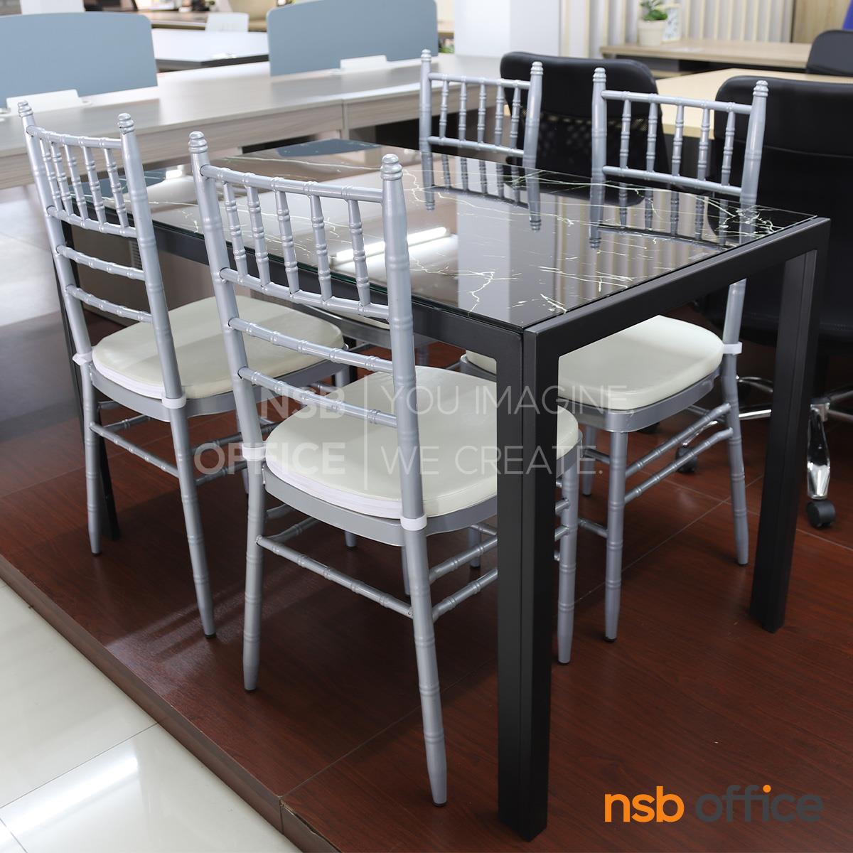 ชุดโต๊ะรับประทานอาหาร 4 ที่นั่ง รุ่น Graciella (กราเซล่า) ขนาด 120W cm. พร้อมเก้าอี้