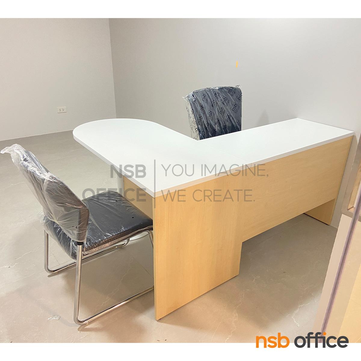 โต๊ะแพทย์ในห้องตรวจ รุ่น Veyter (เวย์เตอร์) ขนาด 140W1*160W2 cm. ขาเหล็ก