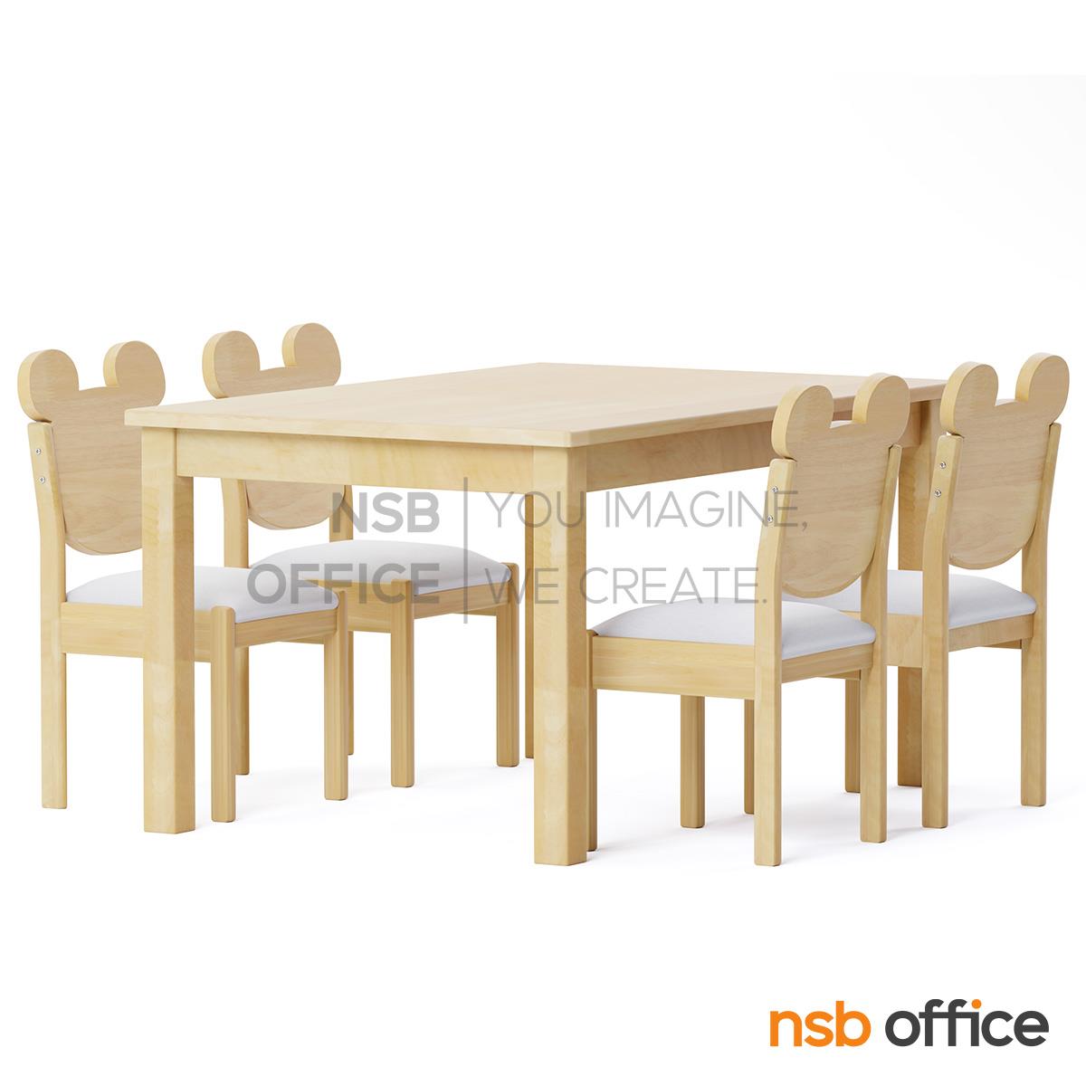 ชุดโต๊ะกิจกรรมเด็ก 4 ที่นั่ง รุ่น VICTORIA (วิกตอเรีย) ขนาด 120W cm. 