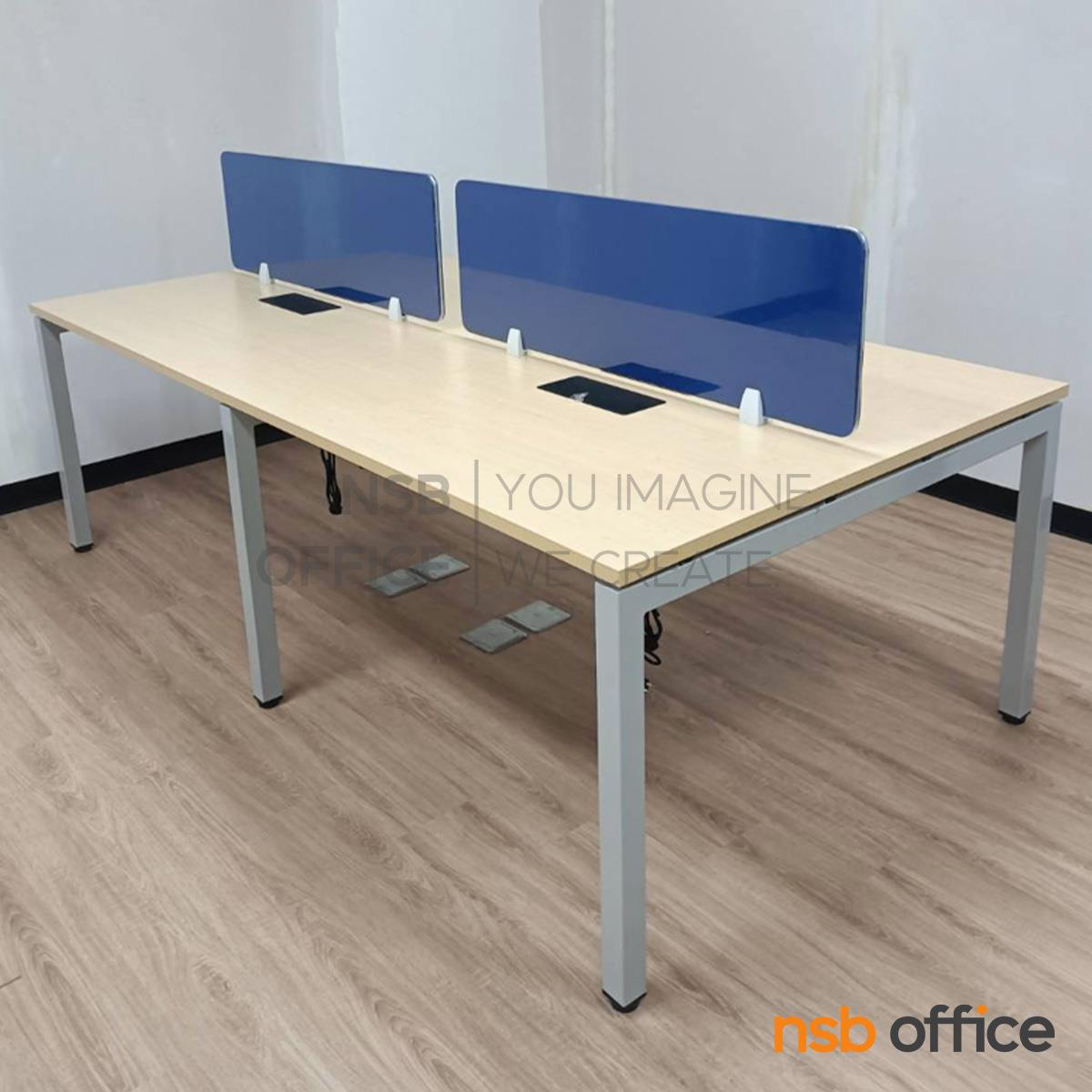 ชุดโต๊ะทำงานกลุ่ม รุ่น Smart-02 4,6 ที่นั่ง พร้อมกล่องไฟทุกที่นั่ง