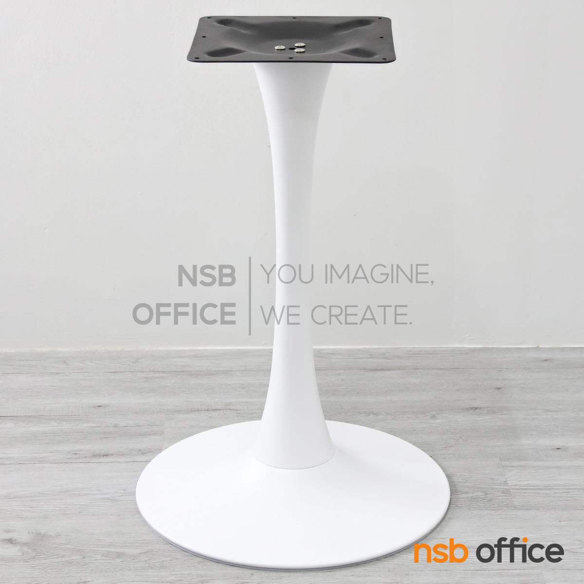 ขาโต๊ะทรงแจกันกลม รุ่น Vincent (วินเซนต์)  โครงเหล็กทำสีขาว