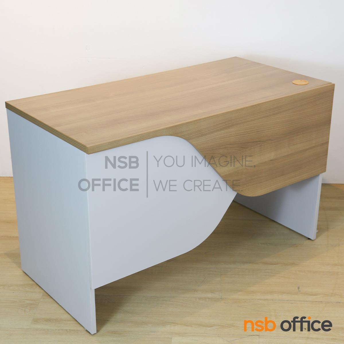 โต๊ะทำงาน 2 ลิ้นชัก รุ่น Orko (ออร์โก) ขนาด 120W cm.  เมลามีน