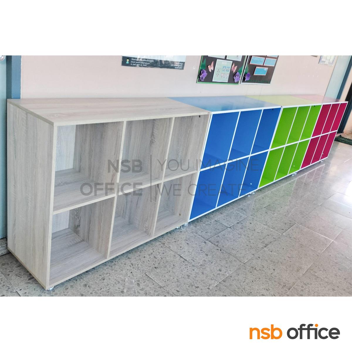 ชั้นวางของอเนกประสงค์ 6 ช่องโล่ง รุ่น Grassy (เกรซซี่) ขนาด 111W* 40D* 87.5H cm. 