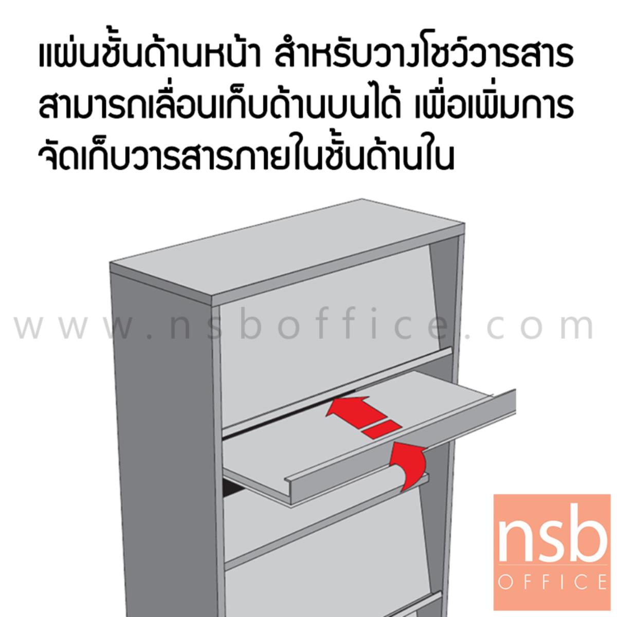 ชั้นวารสาร 5 ชั้น  รุ่น T-LS510 ขนาด 91.5W*183H cm. แบบ 2-in-1