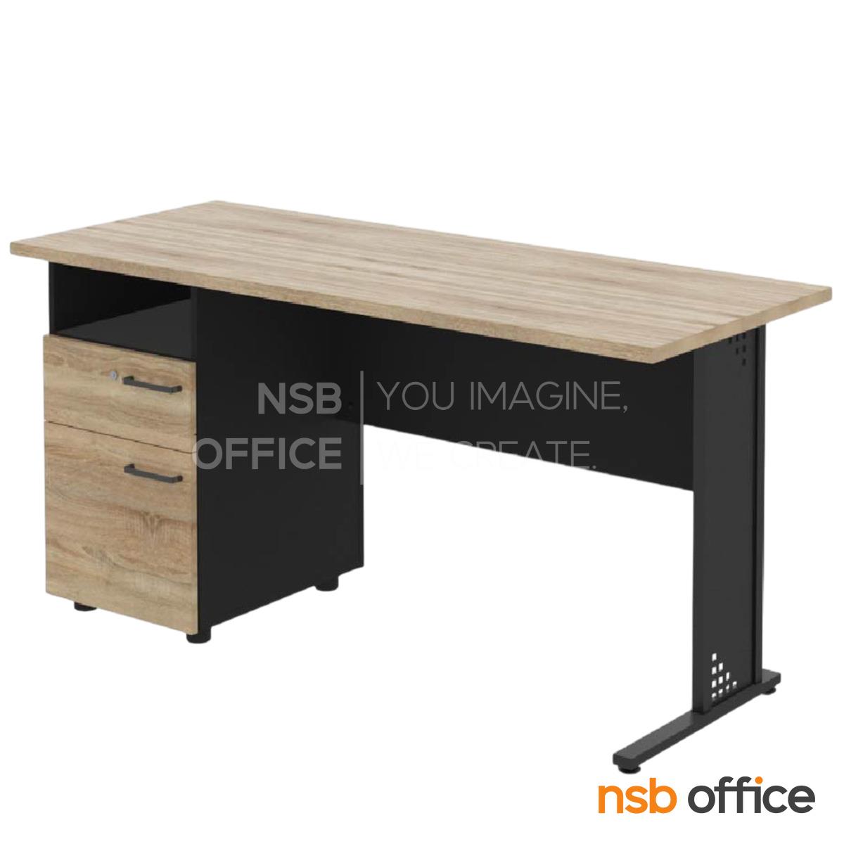 โต๊ะทำงาน 2 ลิ้นชัก  รุ่น Nicasio (นิคาซิโอ้)  