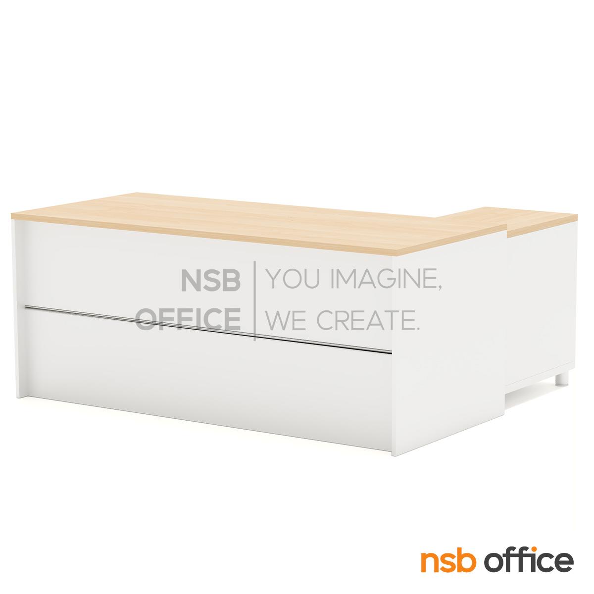 โต๊ะผู้บริหารตัวแอล รุ่น Valerian (วาเลเรียน) ขนาด 180W cm.  