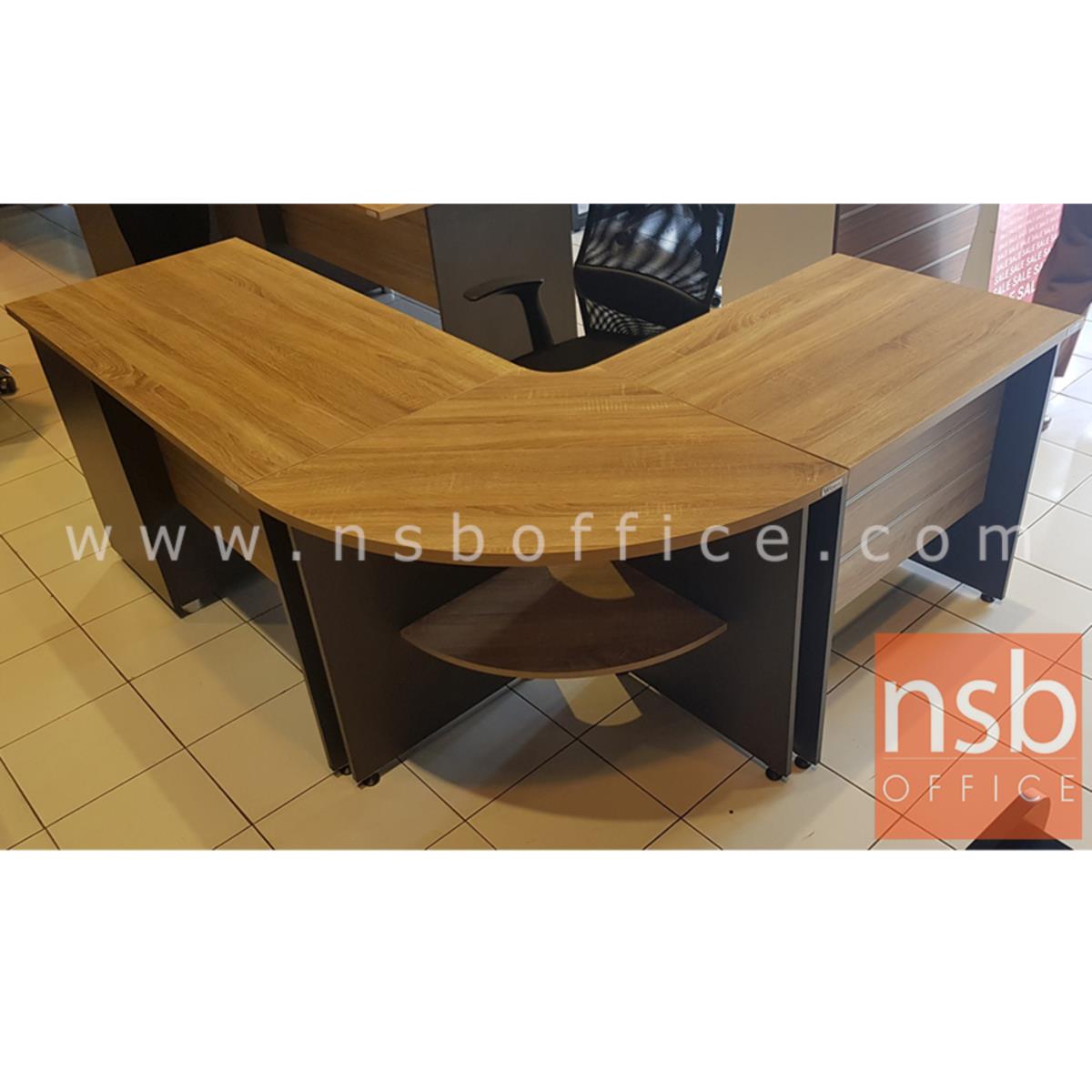  โต๊ะเข้ามุม 2 แผ่นชั้น 