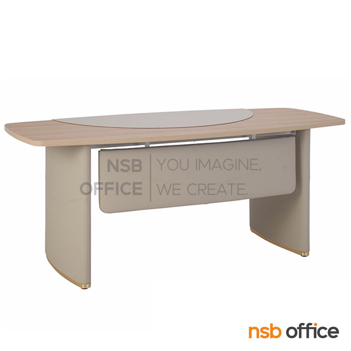 โต๊ะผู้บริหาร รุ่น Revan (เรแวน) ขนาด 180W cm.  พร้อมตู้ลิ้นชักล้อเลื่อน