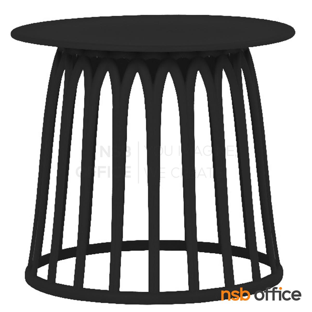 โต๊ะกลางรับแขกหน้าพลาสติก รุ่น รุ่น Arelle (อาเรล)  สีดำ, สีครีม