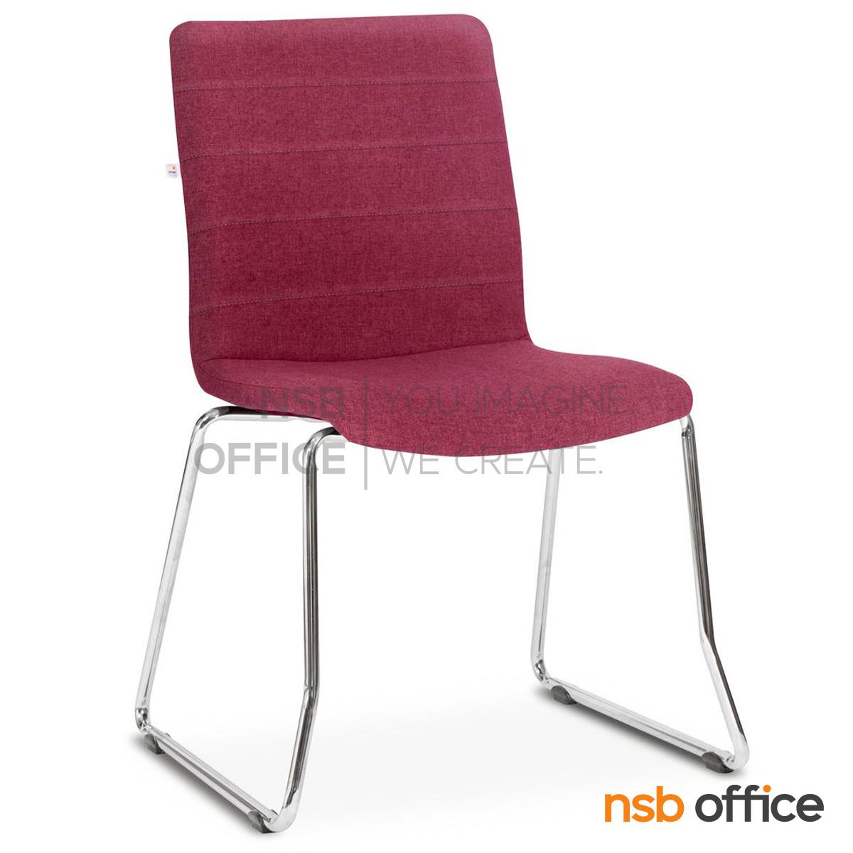 เก้าอี้รับแขกขาตัวยู รุ่น Sheldon (เชลดอน)  ขาเหล็กชุบโครเมี่ยม