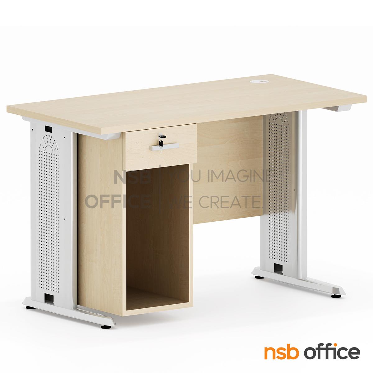 โต๊ะคอมพิวเตอร์ มีที่วางซีพียู รุ่น Kynix (ไคนิกซ์) ขนาด 100W เมลามีน