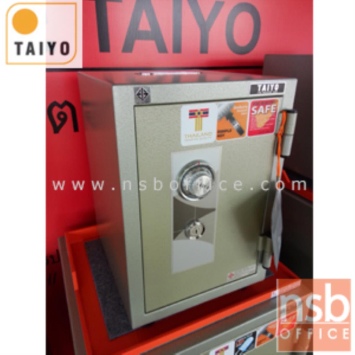 ตู้เซฟบริจาค TAIYO TS512K1C-05 มอก. 51 กก. 1 กุญแจ 1 รหัส (เจาะช่องรับบริจาค 10 cm ด้านบน)   