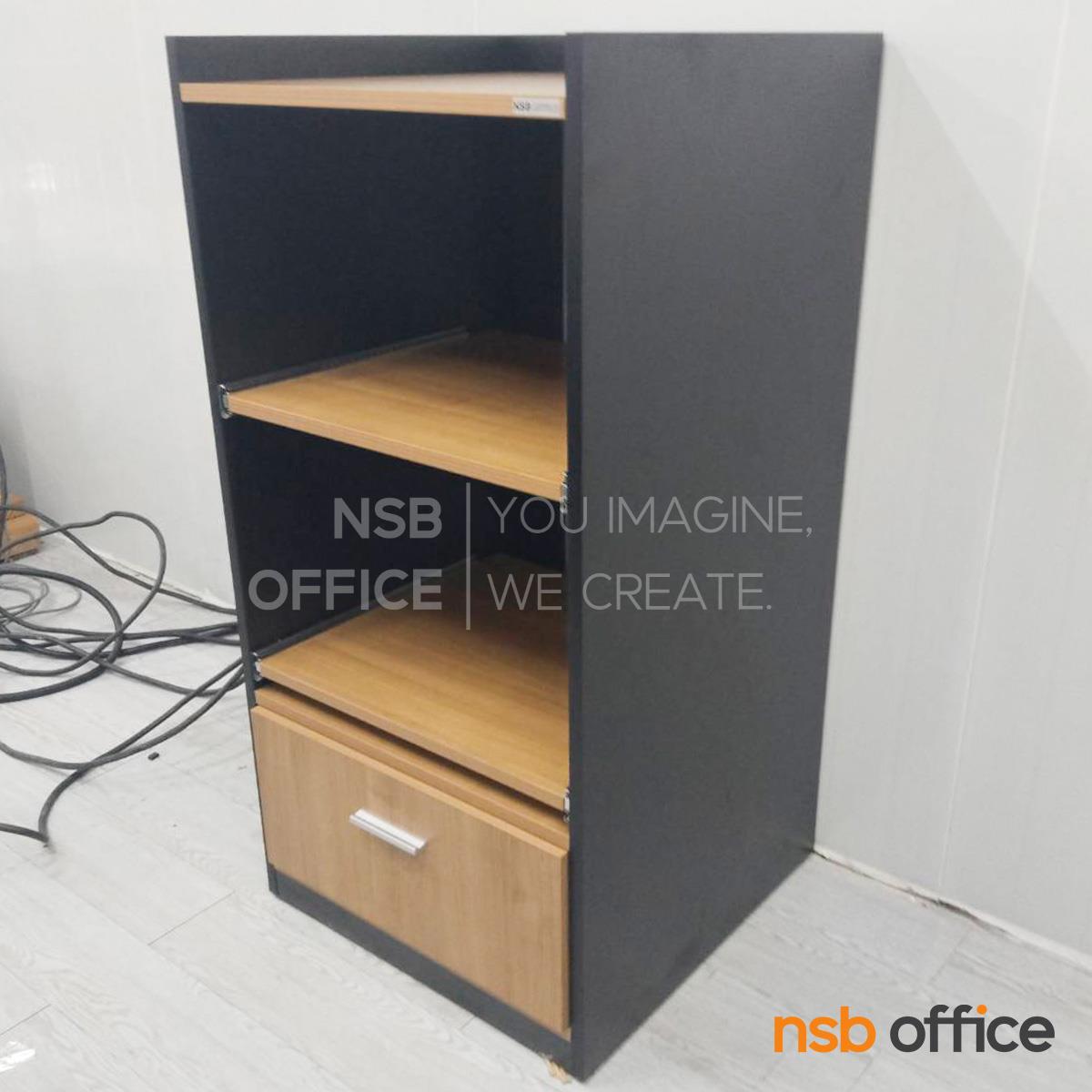 ตู้วางปริ้นเตอร์ ระบบถาดเลื่อน รุ่น Print tower - A (วางได้ 3 เครื่อง) 