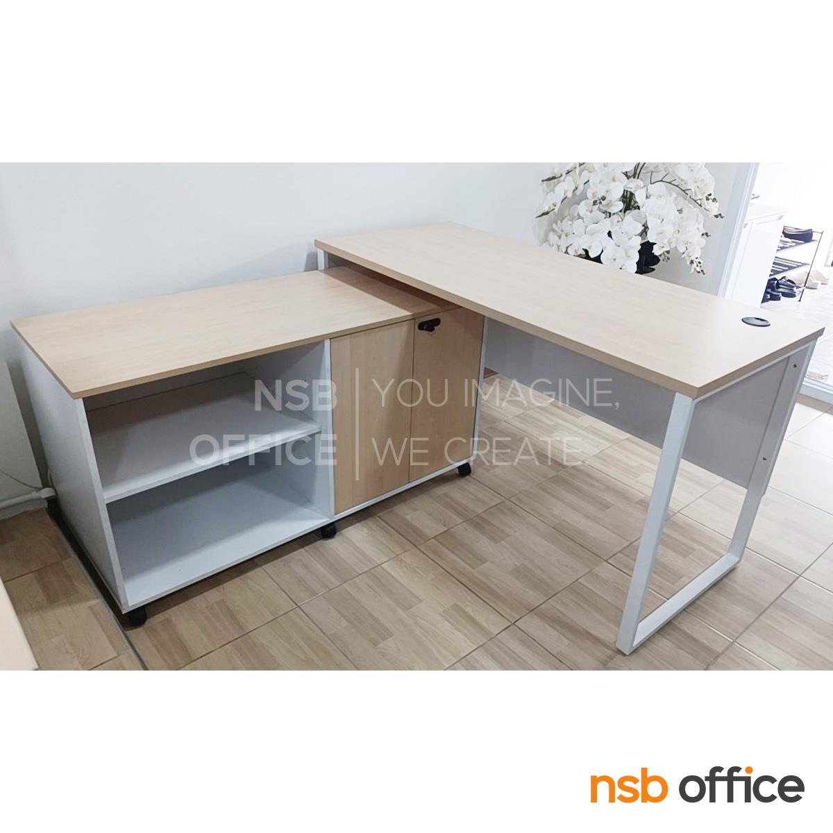 โต๊ะทำงานพร้อมตู้ไซด์บอร์ด  รุ่น Bellingham (เบลลิงแฮม)   