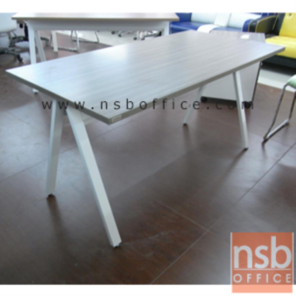 โต๊ะทำงาน  รุ่น DK-ALEG15  ขนาด 150W*75H cm. ขาเหล็กตัวเอ