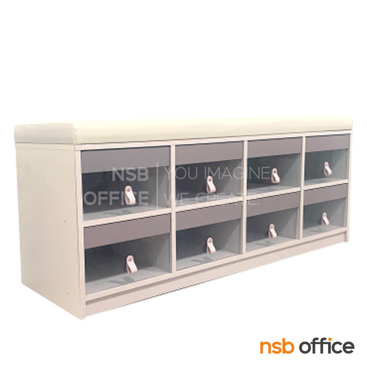 ตู้เก็บรองเท้า รุ่น Baren (บาเรน) ขนาด 8 ช่อง บานเปิดอะคริลิคใส