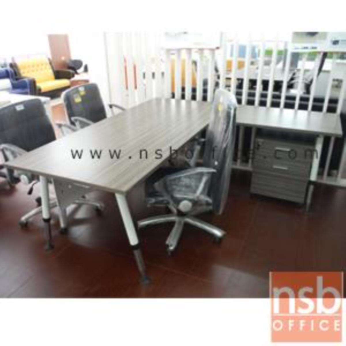 โต๊ะทำงานตัวแอล รุ่น HB-EX4DL2019  ขนาด 200W1*190W2 cm.  ขาเหล็ก