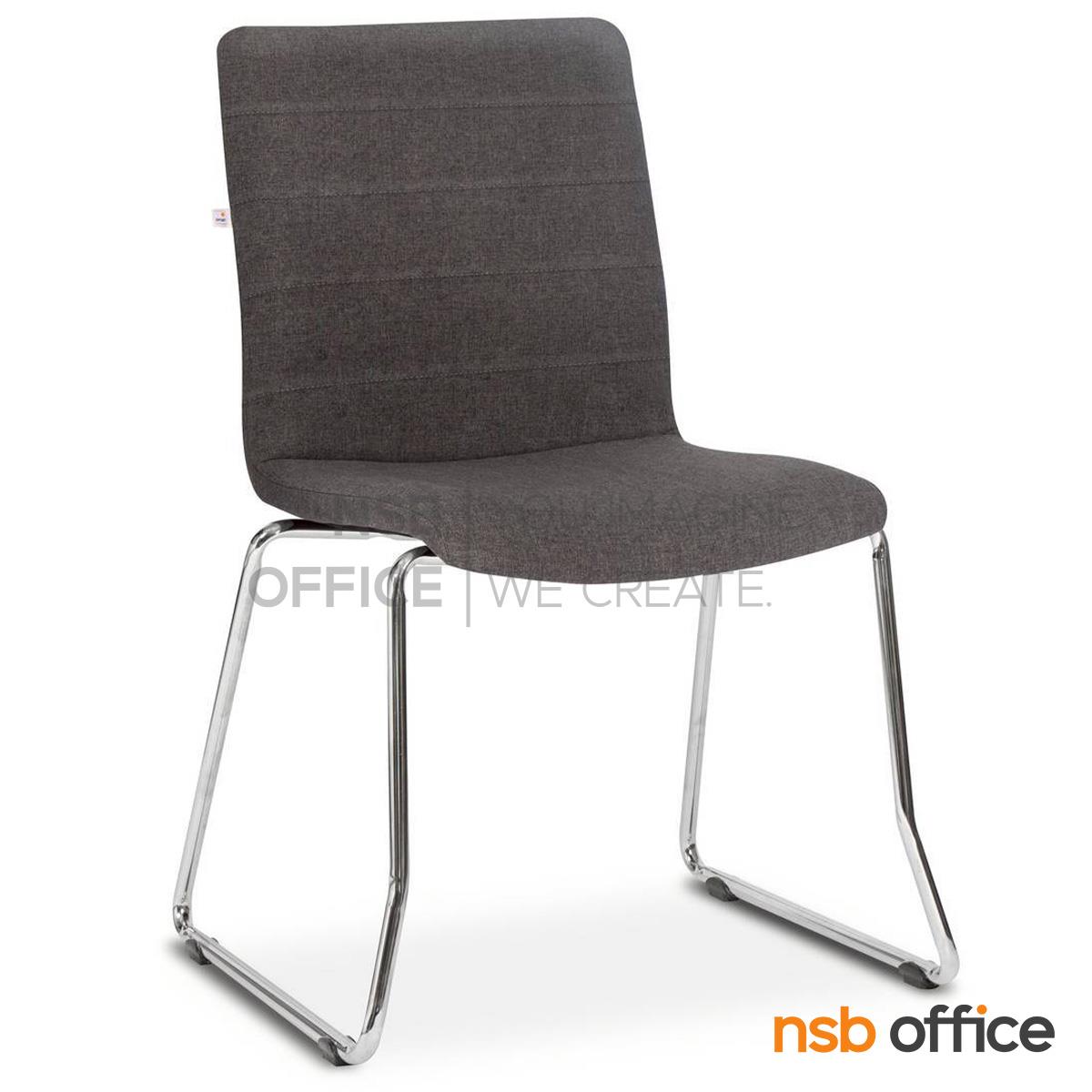 เก้าอี้รับแขกขาตัวยู รุ่น Sheldon (เชลดอน)  ขาเหล็กชุบโครเมี่ยม