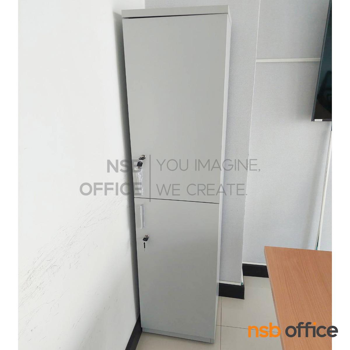 ตู้เอกสาร บน-ล่างบานเปิดทึบ รุ่น Shelby (เชลบี)  เมลามีน