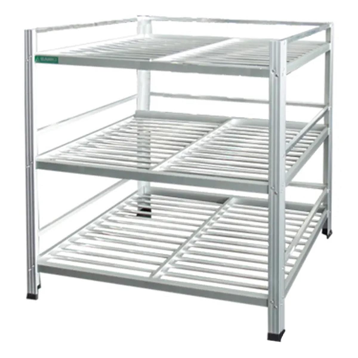 ชั้นคว่ำจานอลูมิเนียม 3 ชั้น  รุ่น DSA 03 (ขนาด 62 ,  78 และ 99 ซม.) 