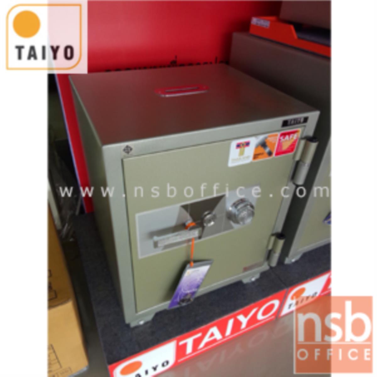 ตู้เซฟบริจาค TAIYO TS675K1C-05 มอก. 110 กก. 1 กุญแจ 1 รหัส (เจาะช่องรับบริจาค 10 cm ด้านบน)   