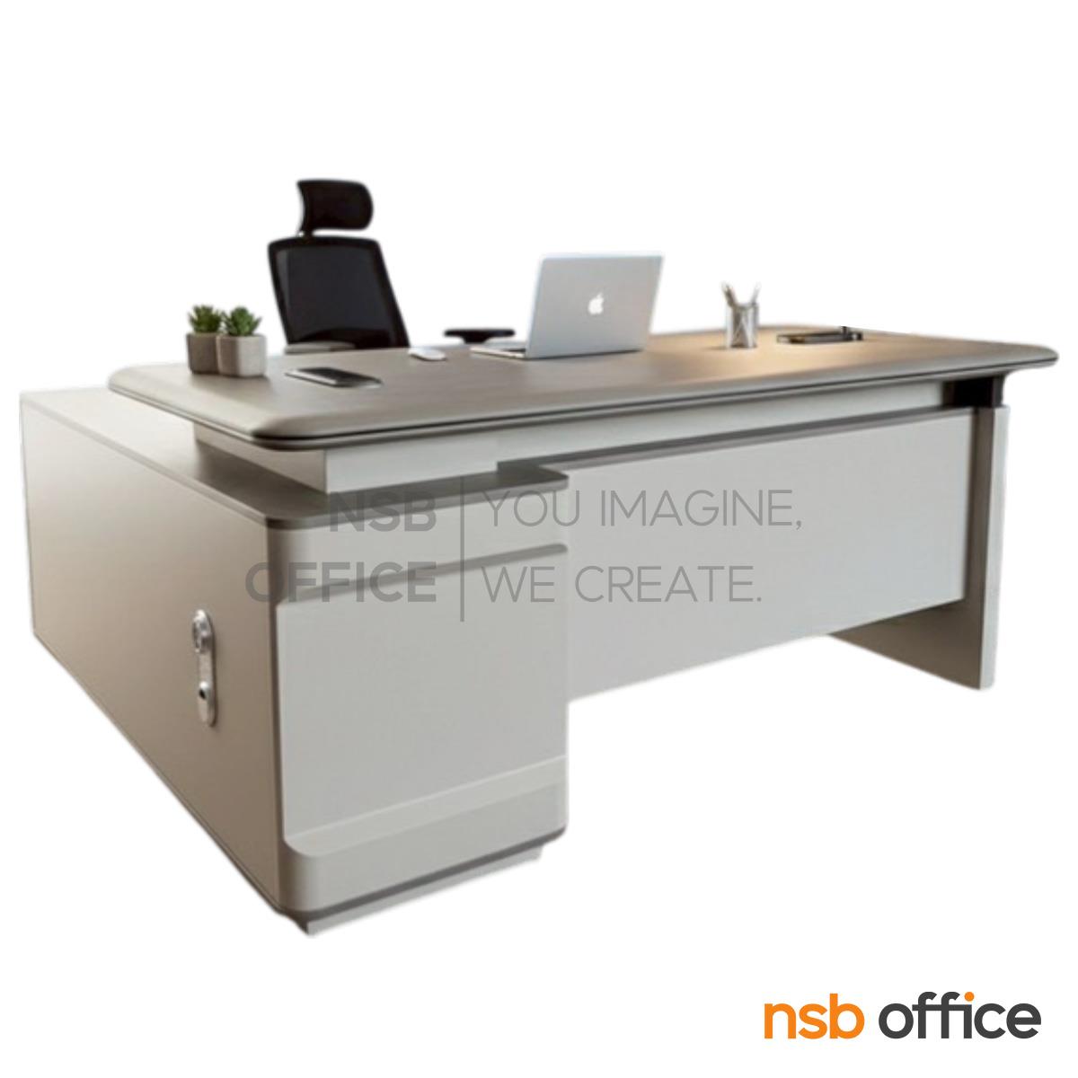 โต๊ะผู้บริหารตัวแอล รุ่น Celestia (เซเลสเทีย) ขนาด 180W, 200W cm. 