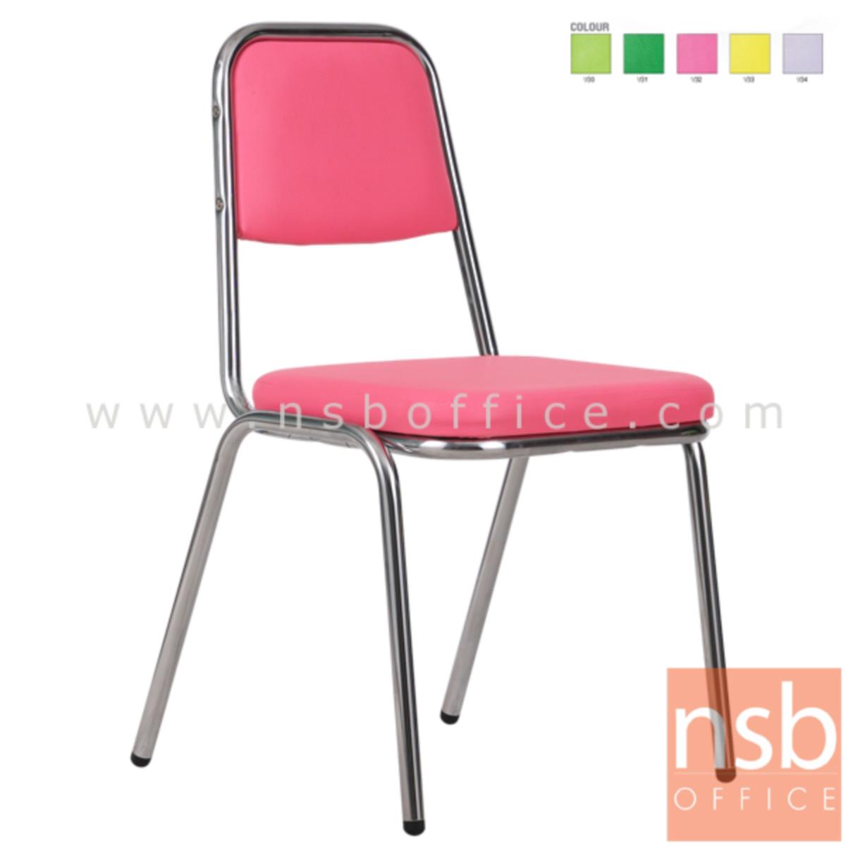 B05A078:เก้าอี้อเนกประสงค์จัดเลี้ยง รุ่น TY-701CC  ขาเหล็กชุบโครเมี่ยม