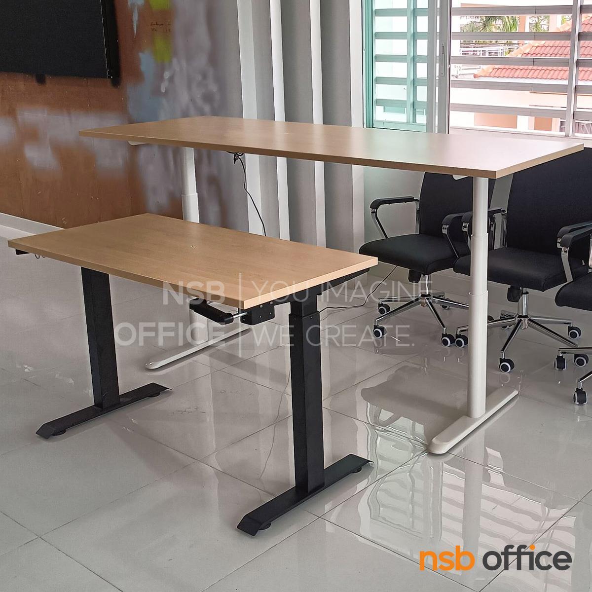 โต๊ะทำงานปรับระดับไฟฟ้า เพื่อสุขภาพ Sit 2 Stand รุ่น Erwell I (เออเวลล์ 1) ผลิต 2 สี ขาว-ดำ 