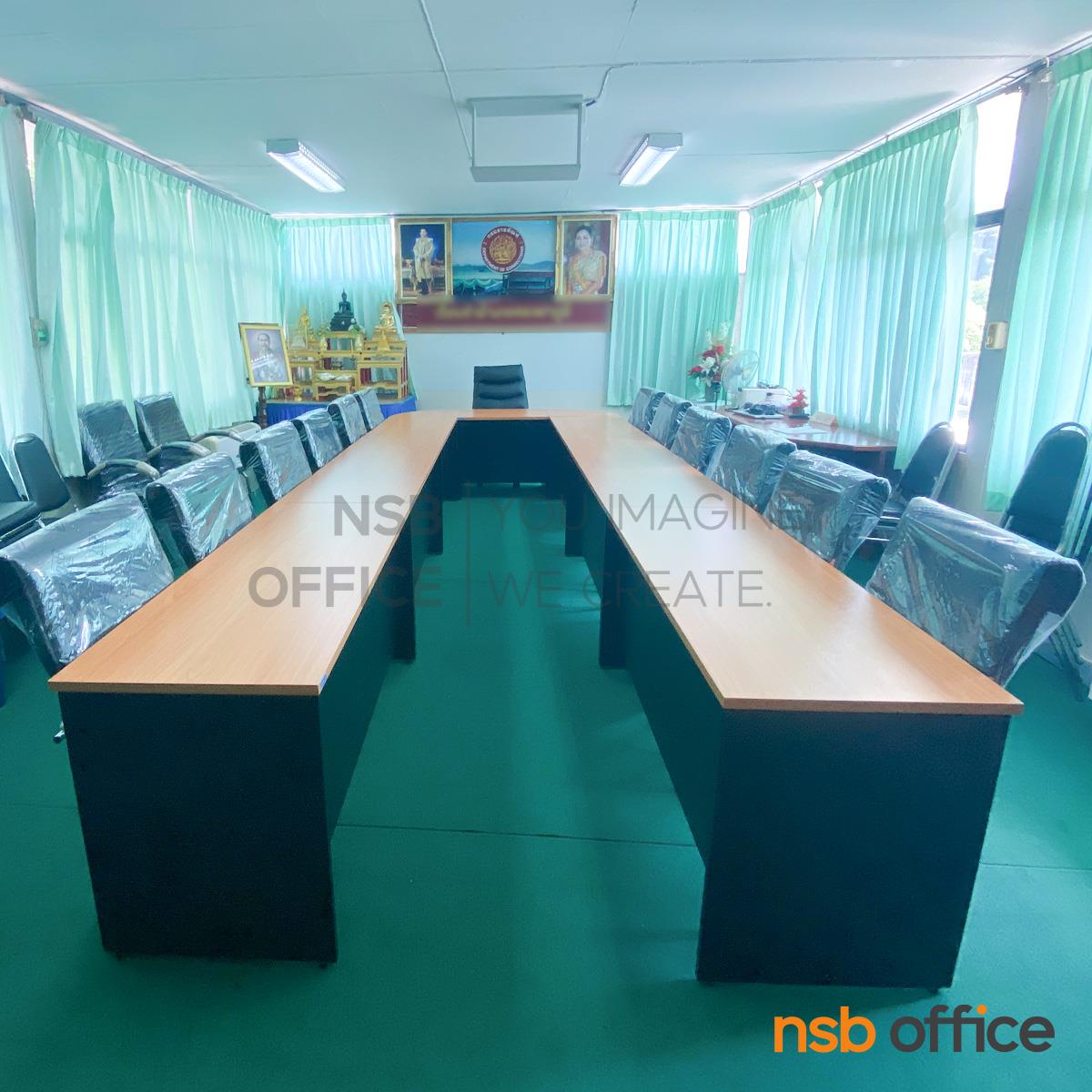 โต๊ะประชุมตรง รุ่น Beltran ขนาด 80W, 150W ,180W cm. เมลามีนฟอยด์