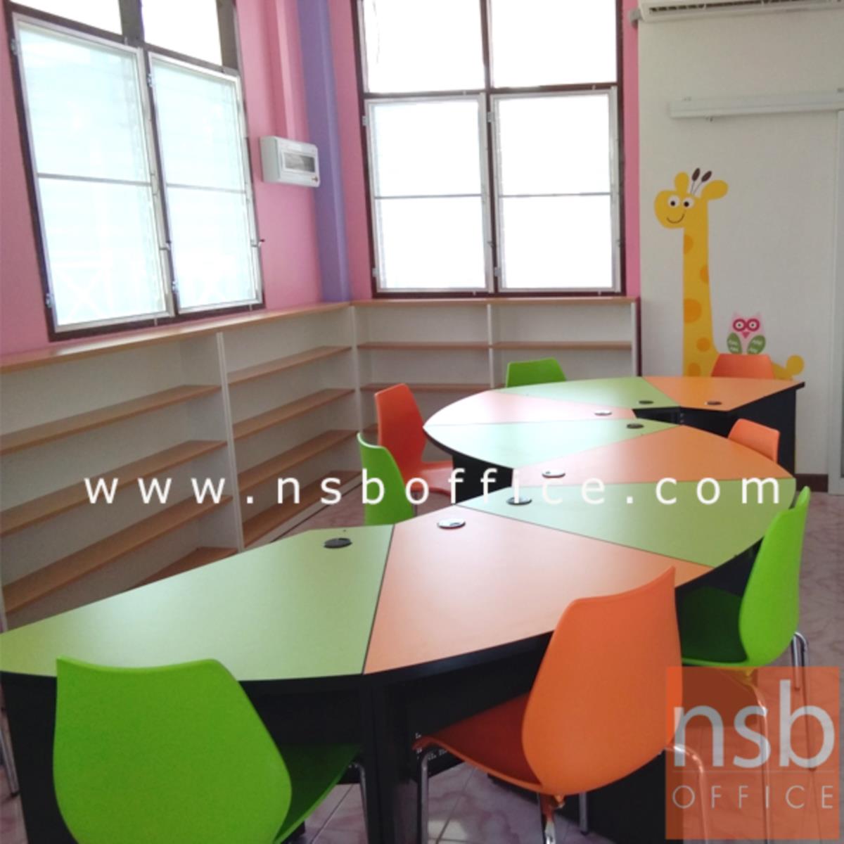 A17A035:โต๊ะกิจกรรม  ขนาด 75W cm. เคลือบผิวเมลามีน (ราคาต่อ 1 ที่นั่ง) 