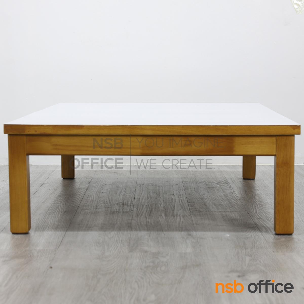โต๊ะญี่ปุ่นทรงสี่เหลี่ยมผืนผ้า รุ่น Moonstone (มูนสโตน) ขนาด 120W*30H cm.  ขาไม้ทรงตรง