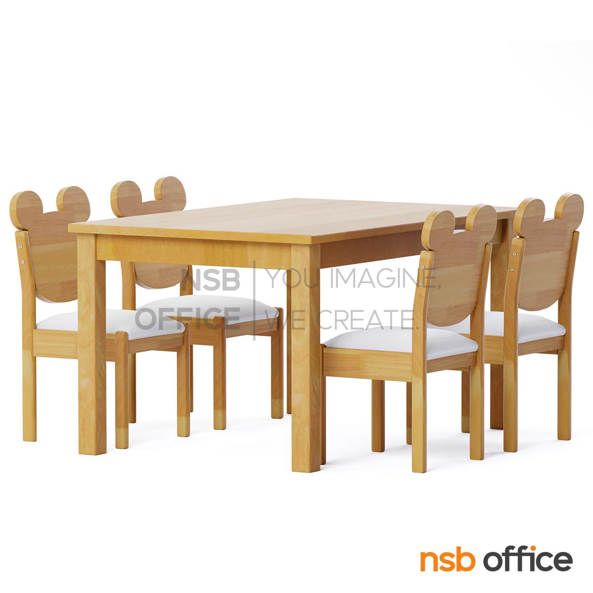 ชุดโต๊ะกิจกรรมเด็ก 4 ที่นั่ง รุ่น VICTORIA (วิกตอเรีย) ขนาด 120W cm. 