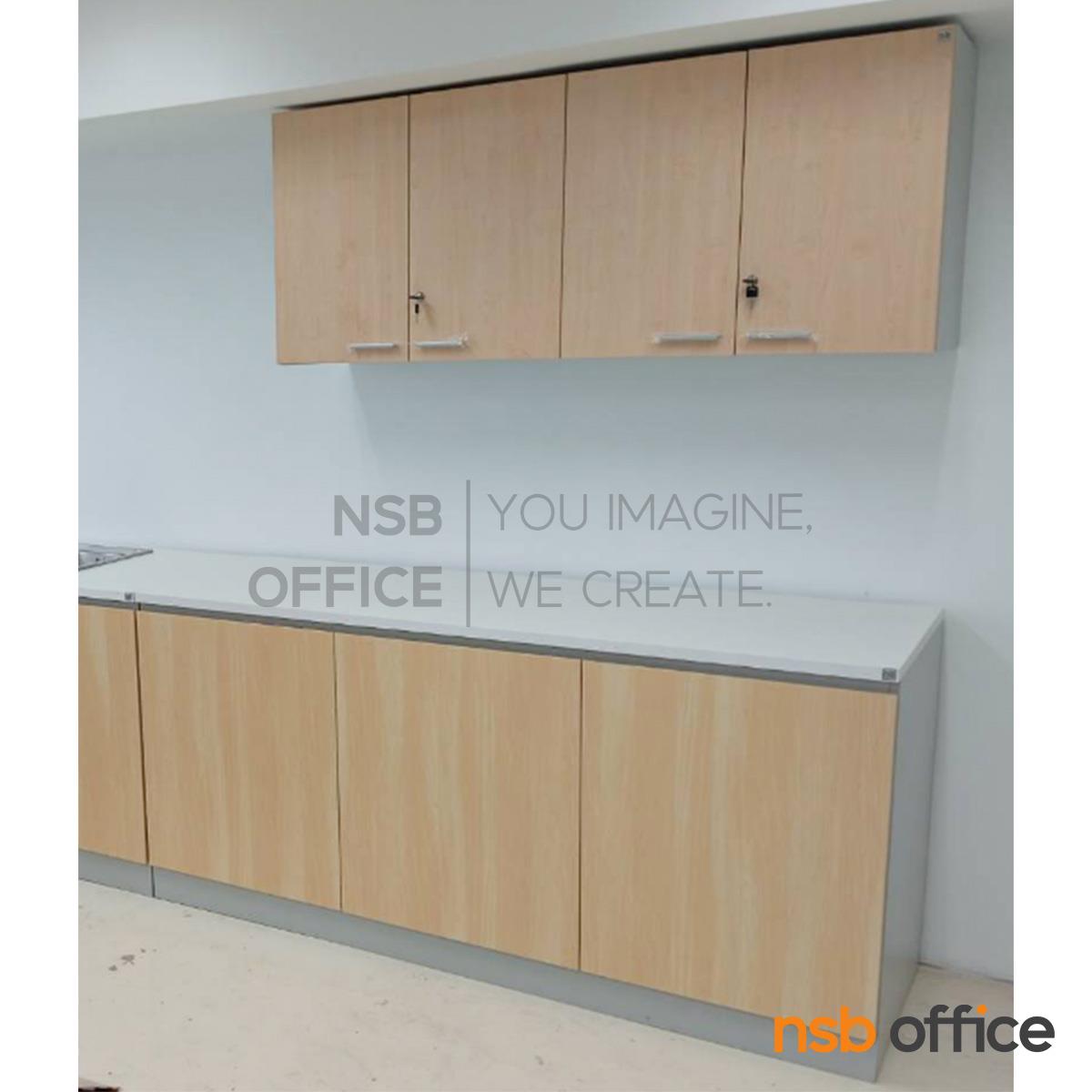 ตู้เคาน์เตอร์ครัวหน้าเรียบ top HPL รุ่น Helios (เฮลิออส) ขนาด 120W,150W,180W cm. 