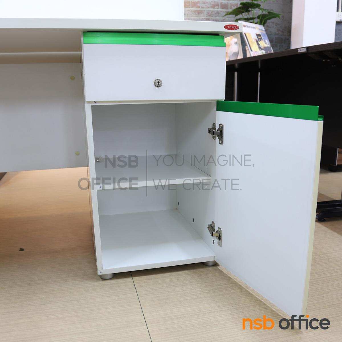 โต๊ะทำงาน 1 ที่นั่ง รุ่น Pewter (พิวเตอร์) ขนาด 120W cm. พร้อมมินิสกรีน