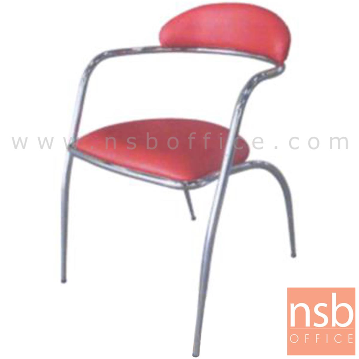 B08A014:เก้าอี้อเนกประสงค์เหล็ก รุ่น Wingate  ขาเหล็กชุบโครเมี่ยม