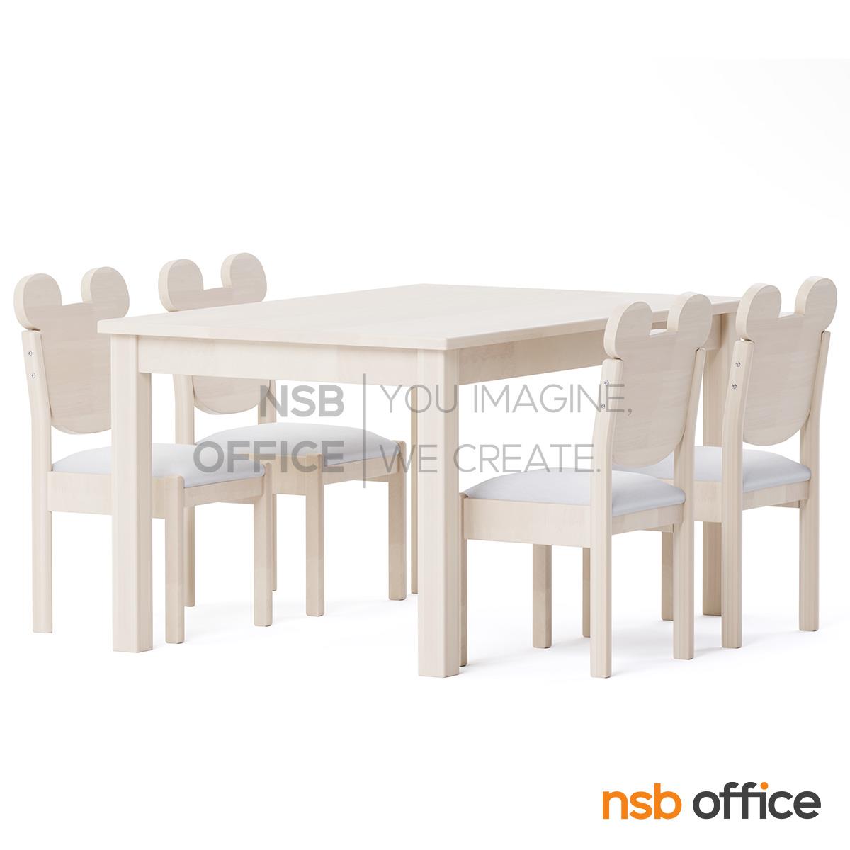 ชุดโต๊ะกิจกรรมเด็ก 4 ที่นั่ง รุ่น VICTORIA (วิกตอเรีย) ขนาด 120W cm. 