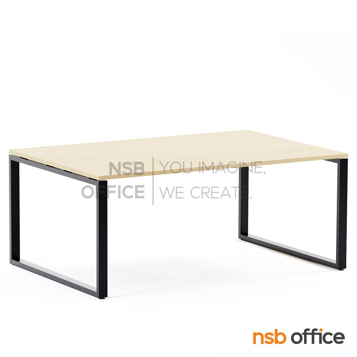 โต๊ะประชุมทรงสี่เหลี่ยม  รุ่น Aqua (อควา)  ขาเหล็กเหลี่ยม