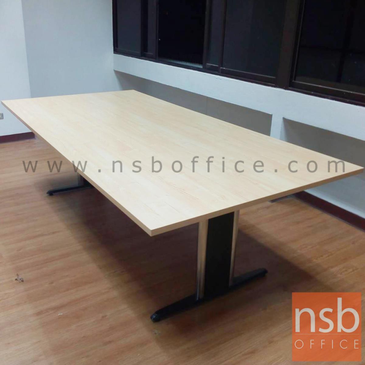 โต๊ะประชุมทรงสี่เหลี่ยม  6, 8, 10 ที่นั่ง ขนาด 180W, 200W, 240W cm. 