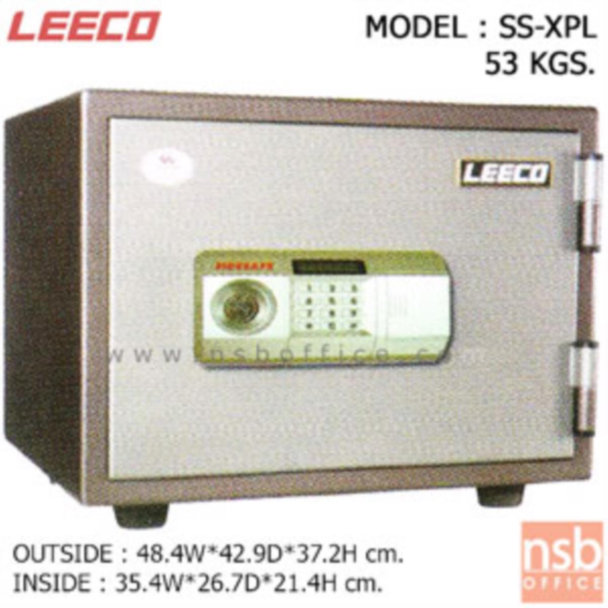 ตู้เซฟดิจิตอล 53 กก. (1 รหัสกด / 1 ปุ่มหมุนบิด) LEECO SS-XPL   
