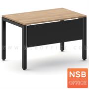 A18A061-3:โต๊ะทำงาน บังโป๊ไม้   ขนาด 150W*60D cm. ขาเหล็กเหลี่ยมทำสี