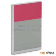 P01A081-1:พาร์ทิชั่นทึบล้วน สี Two Tone   (ขนาด 60W cm.) แบบไม่มีกล่องร้อยสายไฟ  